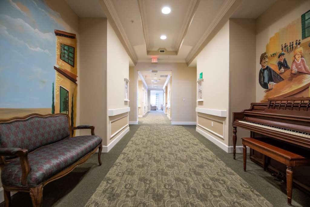 Grand Oaks of Jensen Beach Memory Care Hallway